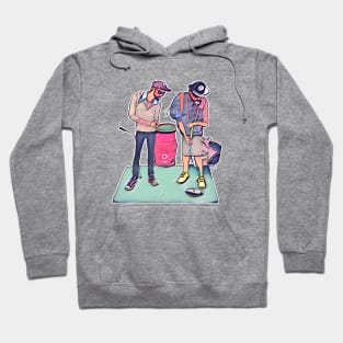 Hipster Golf Art - Hole in One Hoodie